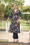 Rosy By Ossm Viscos Vetican Printed Surat Co Ord Set Wholesale Market
